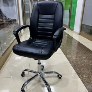Leather office chairs.