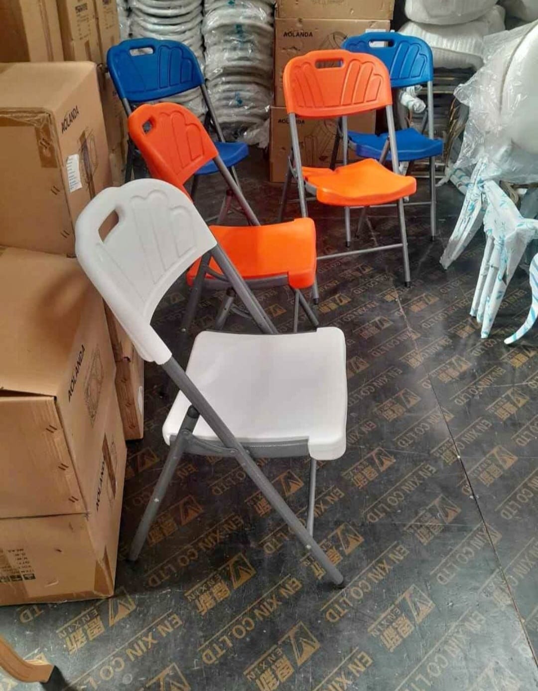 Foldable chairs
